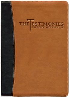 [RP2058-9] Testimonies for The Church vol 1-9 (Leather-soft-brown; with zipper))